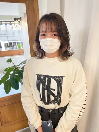 ミディアム COMILE 🌼 SUZUKAのヘアスタイル