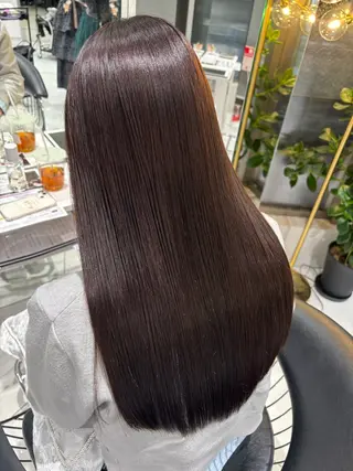 ロング Sakuraෆ˚* 艶カラー×まつパ💖のヘアスタイル