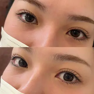 マツエク・マツパ アイブロウ 山内 美乃莉のマツエク・マツパデザイン