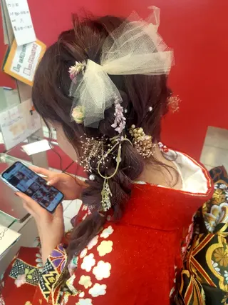 ロング ヘアアレンジ ひな ALBA🐰三鷹のヘアスタイル