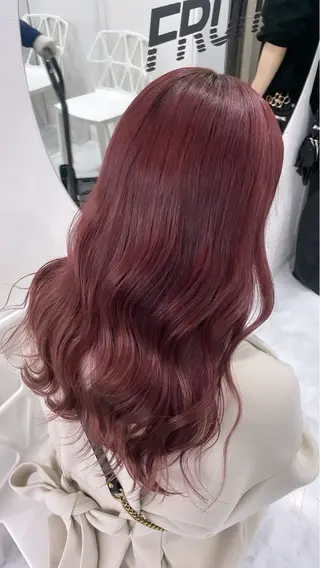 ロング カラー ヘアアレンジ 暖色・髪質改善🍒 吉武杏莉のヘアスタイル