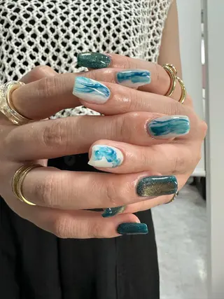 ネイル 個性派ネイル 🌼 ハルカ ♡のマツエク・マツパデザイン