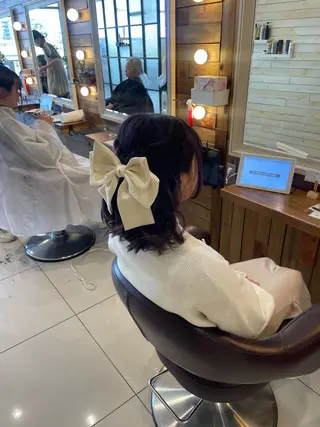 ヘアアレンジ なな/シェービング /カラー/アレンジのヘアスタイル