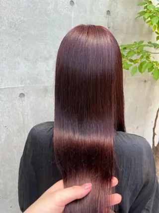 ロング カラー yuuka/ボブ/ダ ブルカラー/髪質改善のヘアスタイル