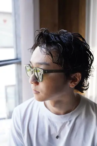 ショート パーマ メンズ GAKU 岳人のヘアスタイル