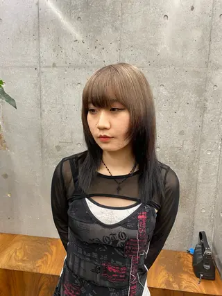 ミディアム カラー 💫艶ハイトーン特化 💫佐藤望のヘアスタイル
