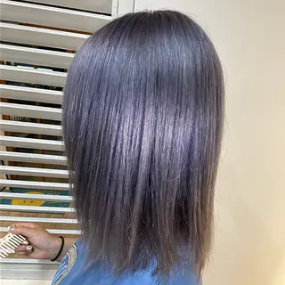 ミディアム カラー 寺田 さゆみのヘアスタイル