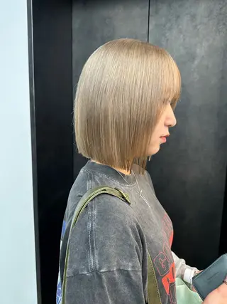 ショート 髪質改善/美髪矯正/ 小顔ボブNANAのヘアスタイル