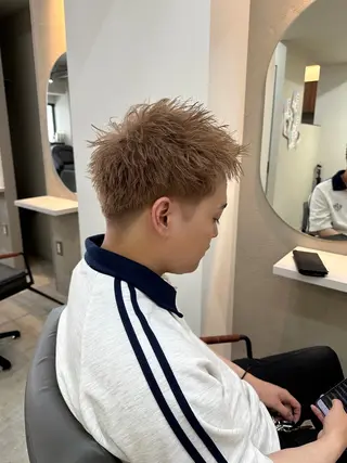 ショート カラー メンズ 木下 健心のヘアスタイル