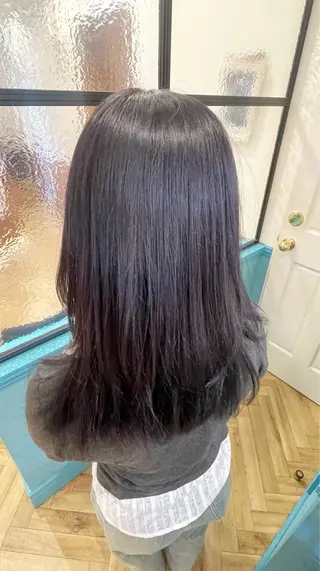 ロング カラー わきわか くるみのヘアスタイル