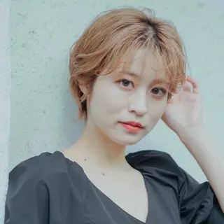 ショート カラー ハイトーン/ボブ/ ハイライト🌱ᩚ涼介のヘアスタイル