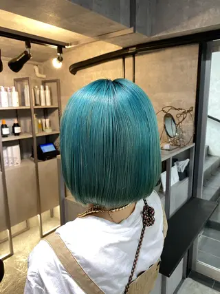 カラー riho 🥣🤍のヘアスタイル