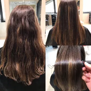 ロング ヤマモト ミナミのヘアスタイル