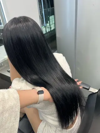 ロング カラー 韓国ヘア🖤/透明感 shihoのヘアスタイル