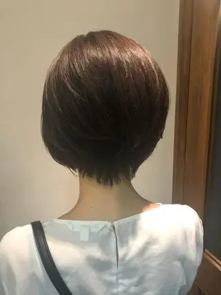 ショート カラー ヘアアレンジ ture by glad所属・ture by gladのヘアスタイル
