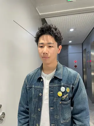 メンズ パーマ特化 まなるのヘアスタイル