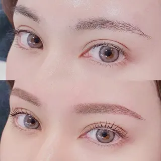 パーマ 眉毛×まつ毛パーマ×コルギ専門店【小顔プロデュース〜KOKARO〜豊川店】所属・井田 至音のマツエク・マツパデザイン