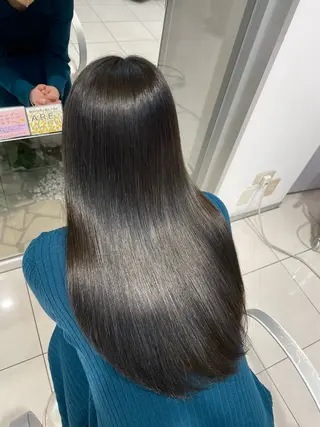 ロング カラー 盛れる韓国ヘア🩰/ 透明感カラー/華のヘアスタイル