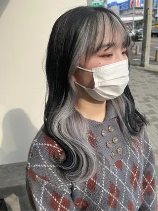 カラー 村松 萌のヘアスタイル