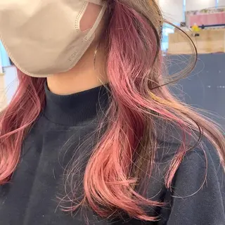 ロング little salt 渋谷店所属・akina＊ブリーチ ♡トレンドヘアのヘアスタイル