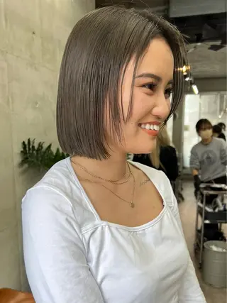 ショート カラー SALT WATER所属・🫐 𝐌𝐚𝐨 🫐似合わせcutのヘアスタイル