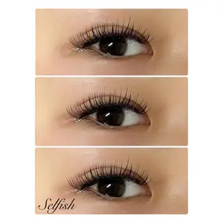 マツエク・マツパ eyelashsalonSelfish所属・. Selfishのマツエク・マツパデザイン