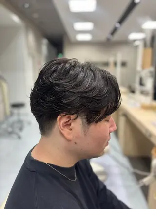 ショート パーマ メンズ メンズ特化韓国風 パーマスタイル/りんのヘアスタイル