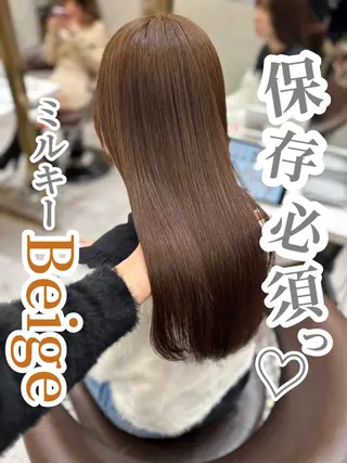 セミロング カラー 【美髪矯正) 吉村　清志のヘアスタイル