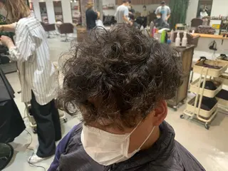 パーマ メンズ ショート🌼パーマ 本間正子のヘアスタイル