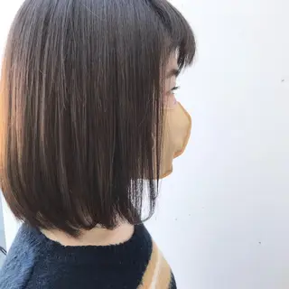 ミディアム 鈴木 香哉子のヘアスタイル
