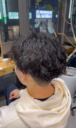 パーマ メンズ しずく🤍🧸 / fifthパーマのヘアスタイル