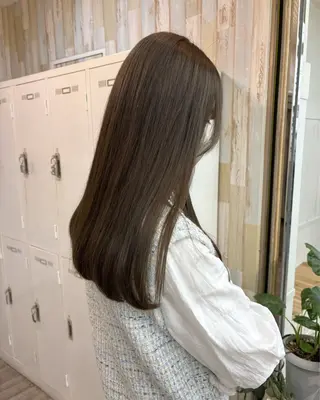 ロング カラー 広島/わかな/ヘア セット/オリーブのヘアスタイル