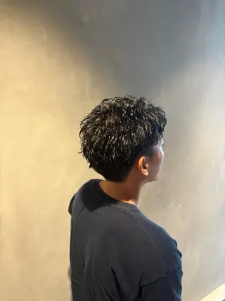 ショート パーマ メンズ 入沢 花音 【メンズ特化】のヘアスタイル