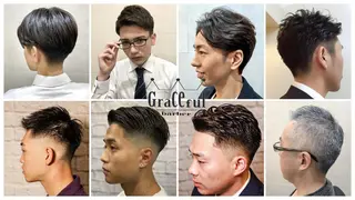 ショート グレイスフルバーバープラチナム六本木店所属・六本木メンズヘア 大橋勇貴のヘアスタイル