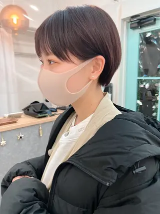 ショート カラー カット特化柏駅 徒歩3分LOUのヘアスタイル