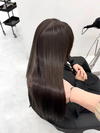 ロング 🤍韓国風透明髪🤍 レイヤー🤍きょうのヘアスタイル
