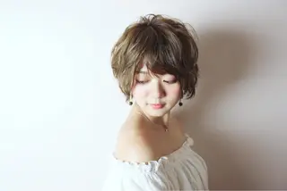 ショート カラー パーマ ✨U-topia渡邉 大樹【公認資格有】✨のヘアスタイル