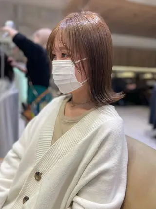 ミディアム 韓国🇰🇷透明感 ERIのヘアスタイル