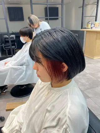 カラー 韓国ヘア AINA🐱のヘアスタイル