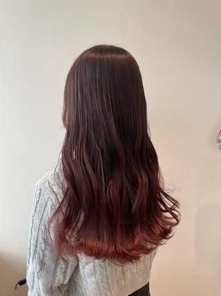 ロング 木村 架音のヘアスタイル