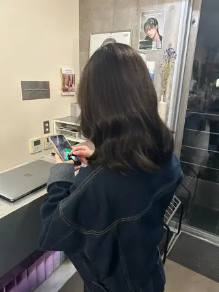 ミディアム カラー レイヤーカット/ルー ツカラー/EMIRIのヘアスタイル