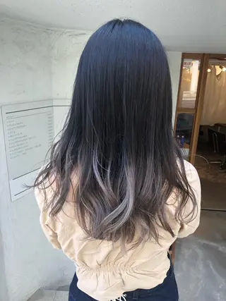 カラー FUJINO RYOのヘアスタイル