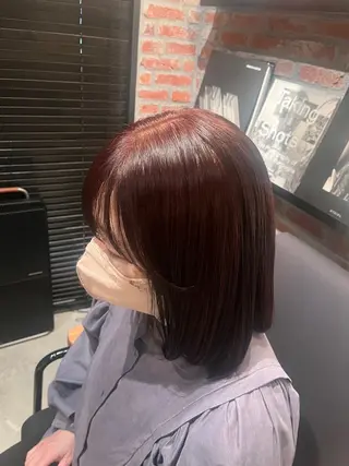 カラー 田中 美月のヘアスタイル