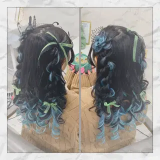 ロング ヘアアレンジ ヘアセット/着付け 𓇼 松本 夏美𓇼のヘアスタイル