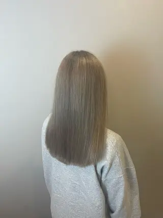 セミロング カラー 透明感カラー/艶髪/ エクステ/HIROのヘアスタイル