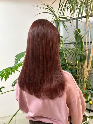 セミロング カラー 阪口 依美奈のヘアスタイル