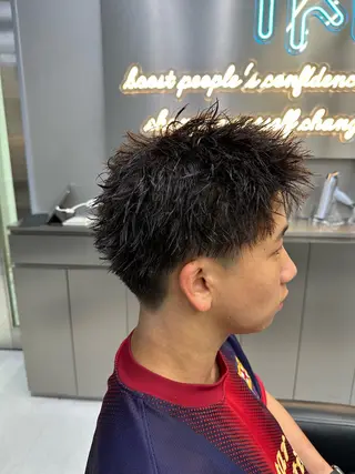 ショート パーマ メンズ 🔥メンズヘア/ 🔥表参道/谷口泰基のヘアスタイル