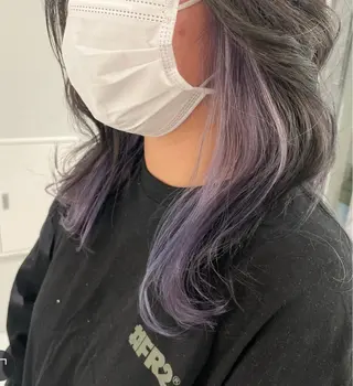 セミロング カラー piLLon/ RYUKAのヘアスタイル