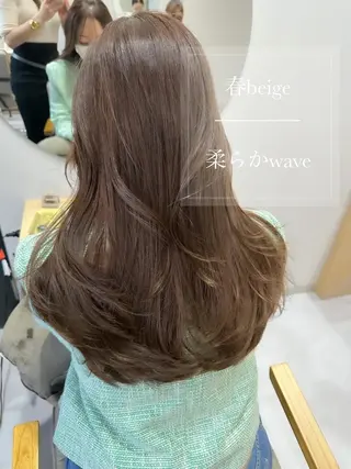 ロング カラー ヘアアレンジ topstylist 芳賀みなみのヘアスタイル