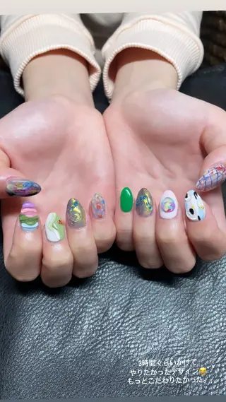 ネイル オーロラ所属・YUI nailのネイルデザイン